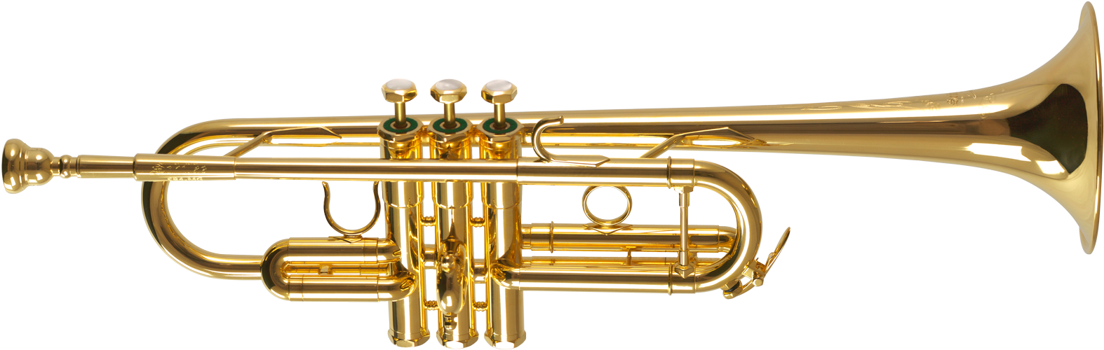 Trumpet Transparent Background Png - Trompete Yamaha Ytr 4435 Clipart (1600x554), Png Download