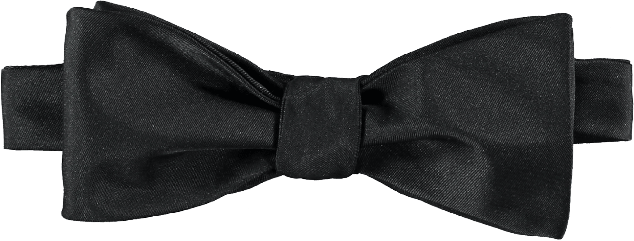 Black Silk Bow Tie - Paisley Clipart (2128x2128), Png Download