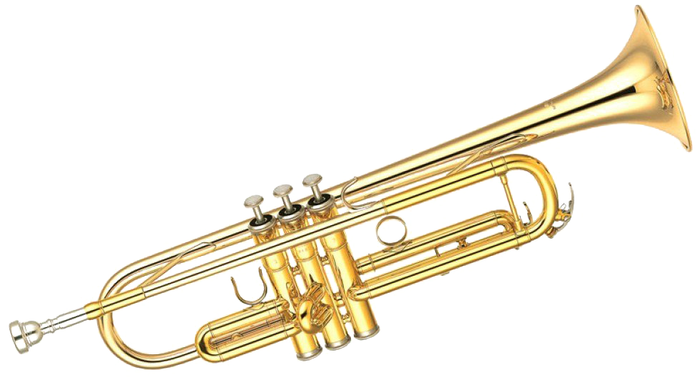 Trumpet Free Png Image - Trumpet Gold Clipart (1050x1200), Png Download