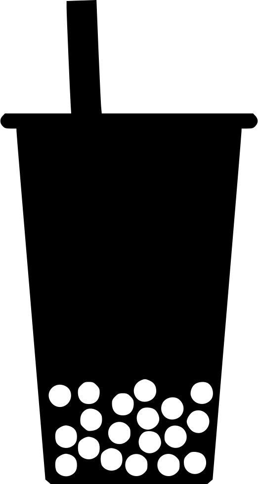 Library Bubble Tea Svg Png Icon Free Download Clipart (522x980), Png Download