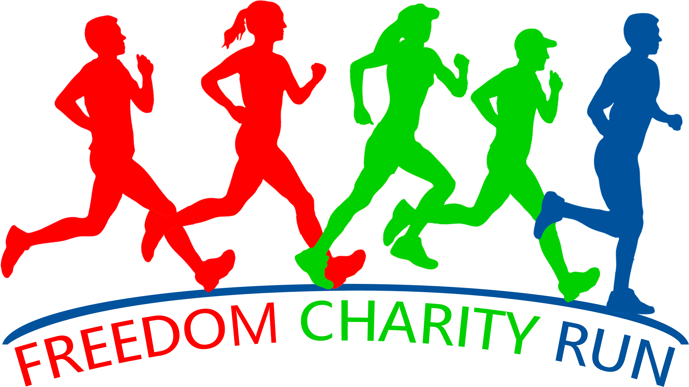 Freedom Charity Run - Charity Run Clipart (2545x2545), Png Download
