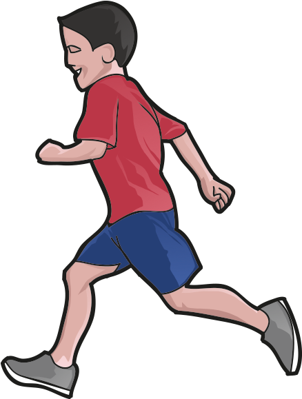 Run - Boy Running Png Clipart (1085x651), Png Download