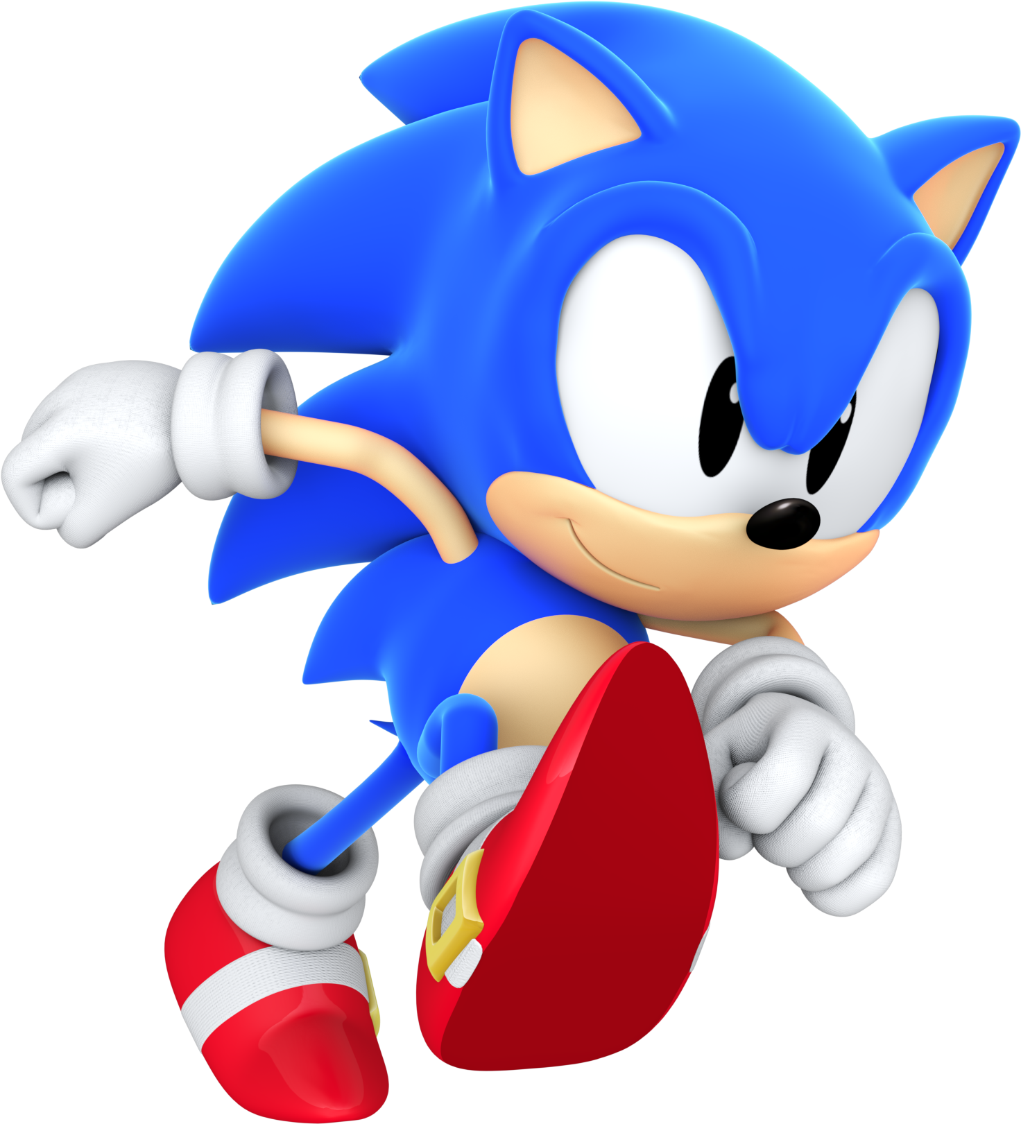 Sonic Running Png Clipart (1668x1716), Png Download