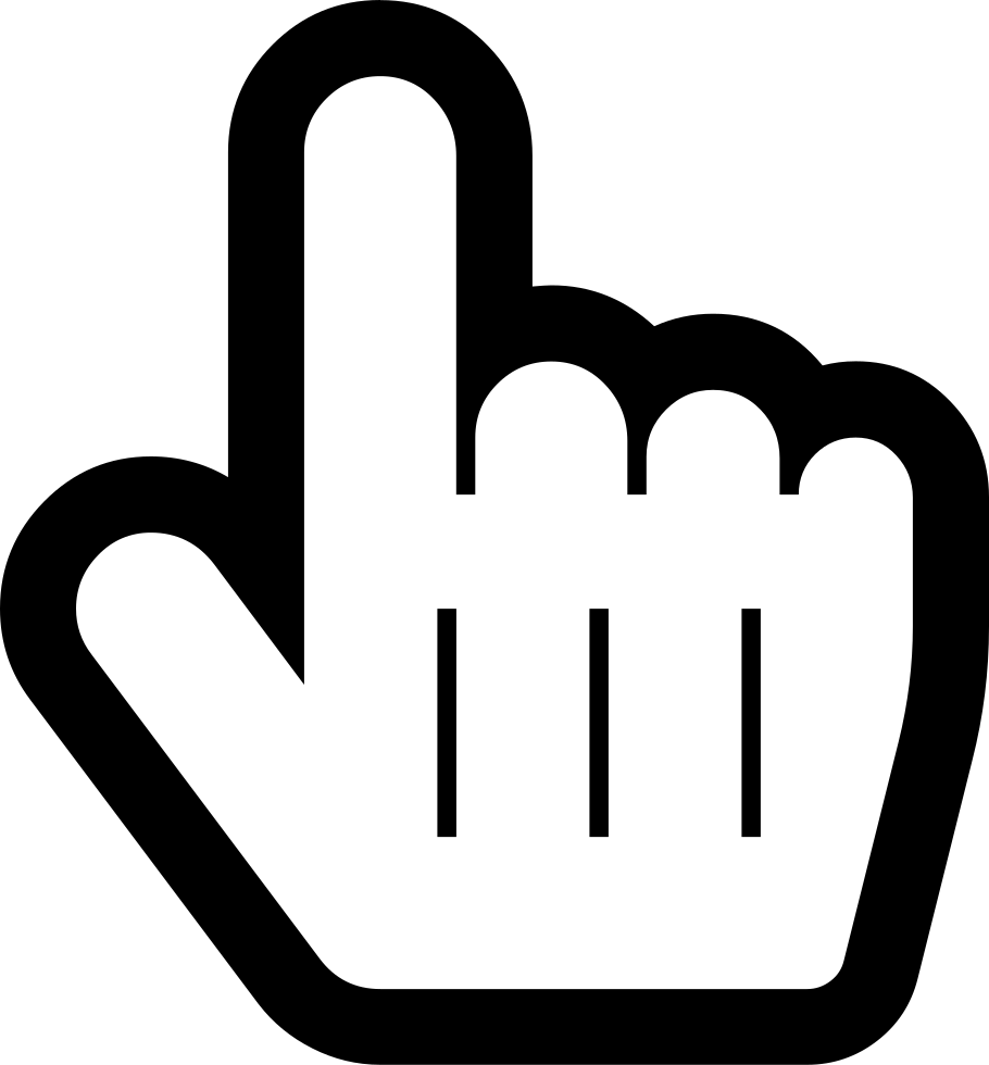 Image Result For Computer Mouse Icon - Mouse Hand Icon Svg Clipart (910x980), Png Download