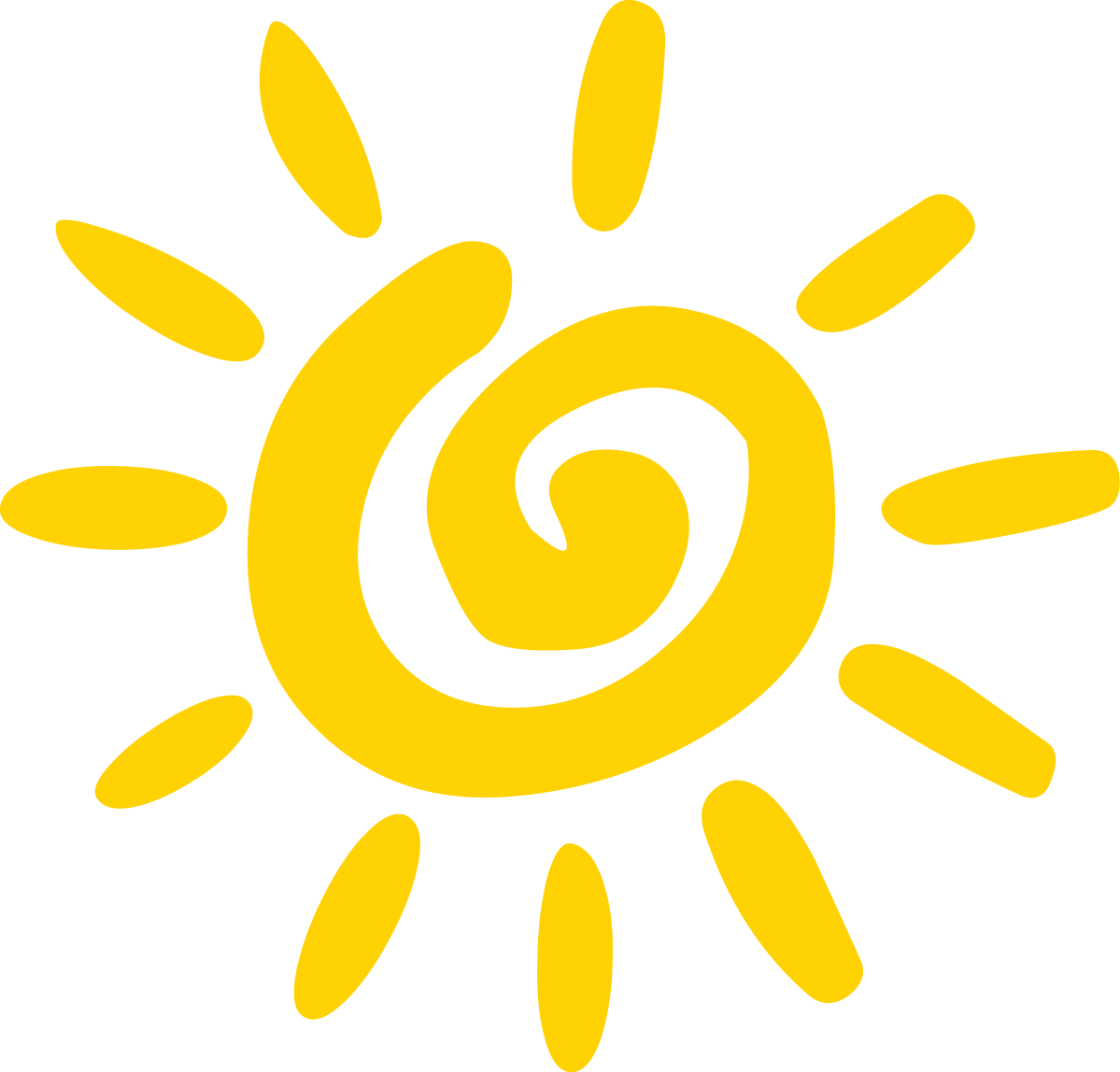 Sun Cartoon - Sun Clip Art - Png Download (1199x1148), Png Download
