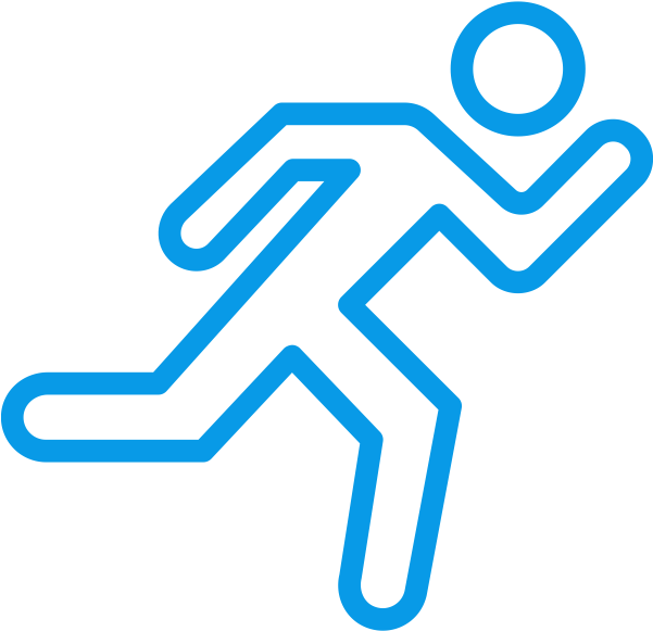Running - Icon Run Png Clipart (700x603), Png Download