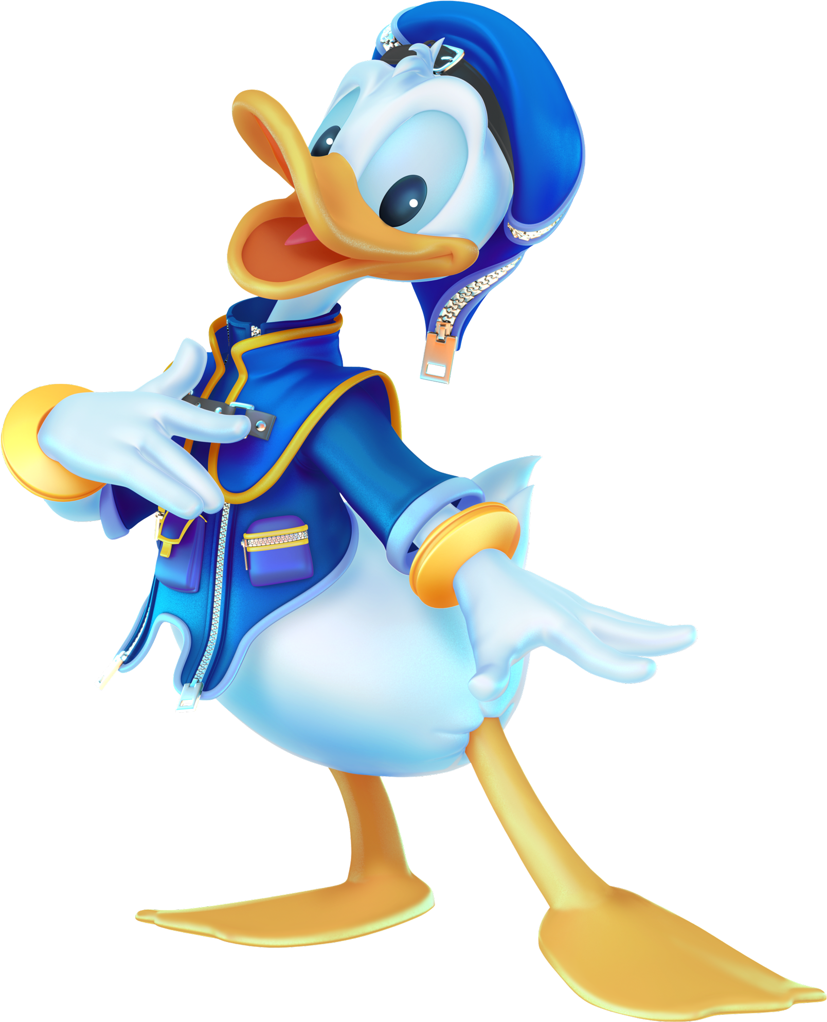 Donald Duck Happy - Donald Duck Cartoons Transparent Clipart (1778x2147), Png Download