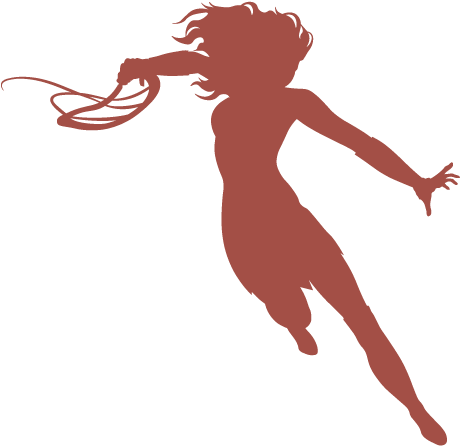 Wonder Woman Silhouette Png Clipart (688x780), Png Download