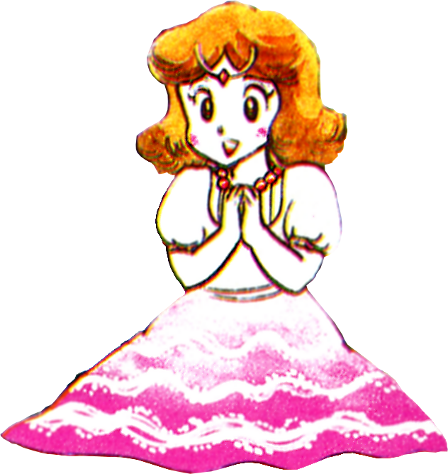 Redhead Baby Girl Cartoon characters - Legend Of Zelda 1 Princess Zelda Clipart (632x668), Png Download