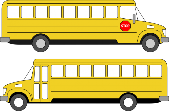 Back To School Bus Png - School Bus Clipart Transparent Png (700x459), Png Download