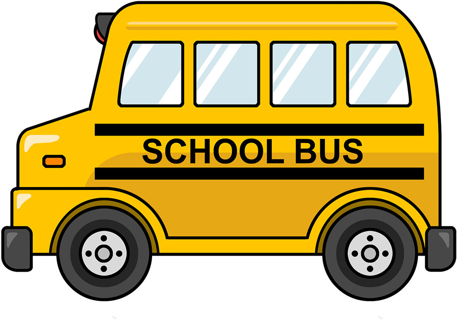 Animated Bus Clipart Coloring Page Clever Design Ideas - School Bus Clipart - Png Download (1000x750), Png Download