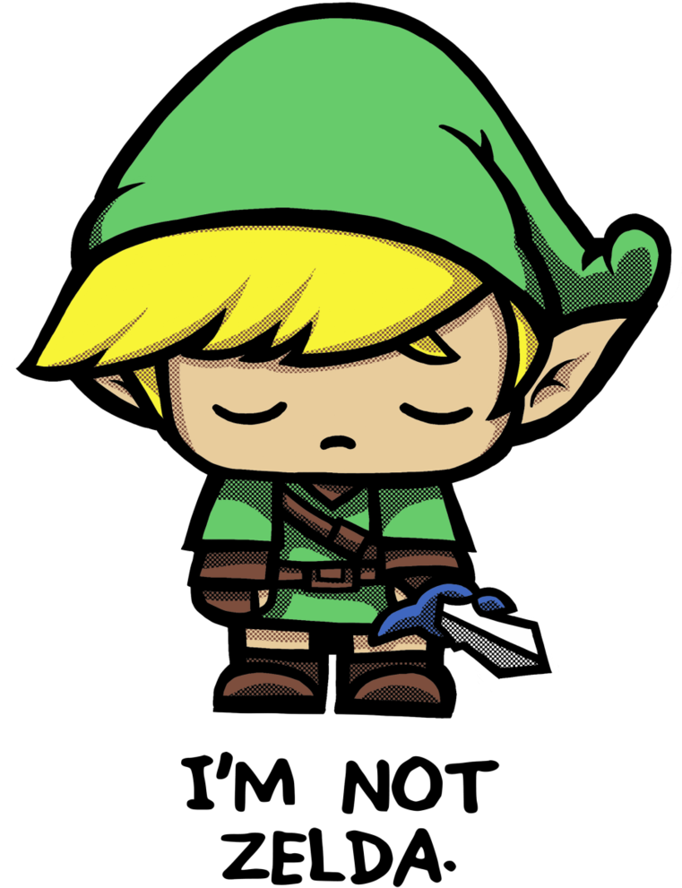 Im Not Zelda Clipart (760x1024), Png Download