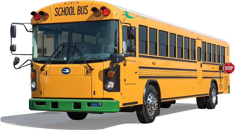 Pioneers In Electric Technology - Blue Bird Electric School Bus Clipart (827x488), Png Download