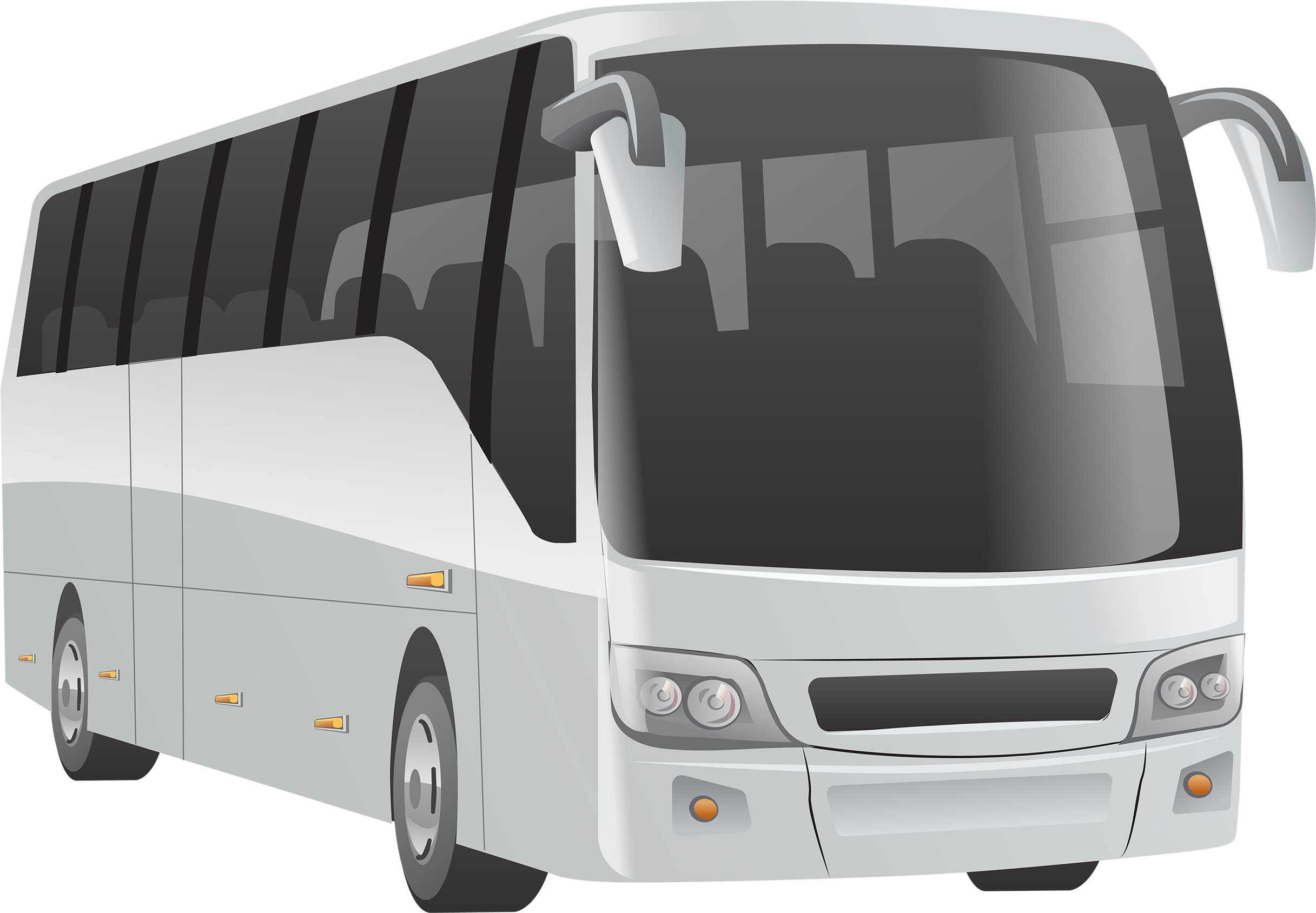 Bus Png Hd Png Image - Modern Buses Clipart (2500x1733), Png Download