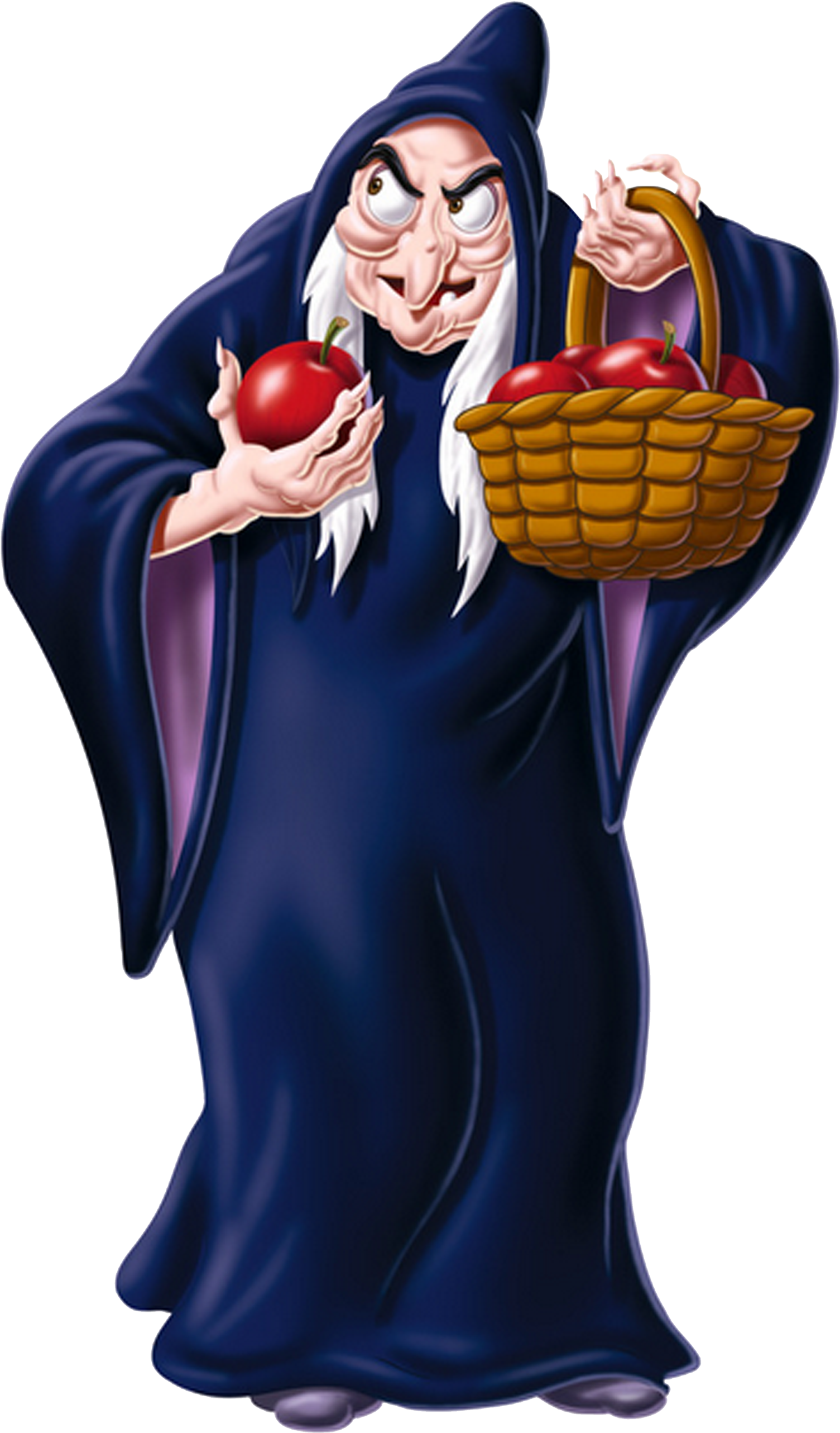 Evil Queen Old Lady Clipart (1800x2671), Png Download