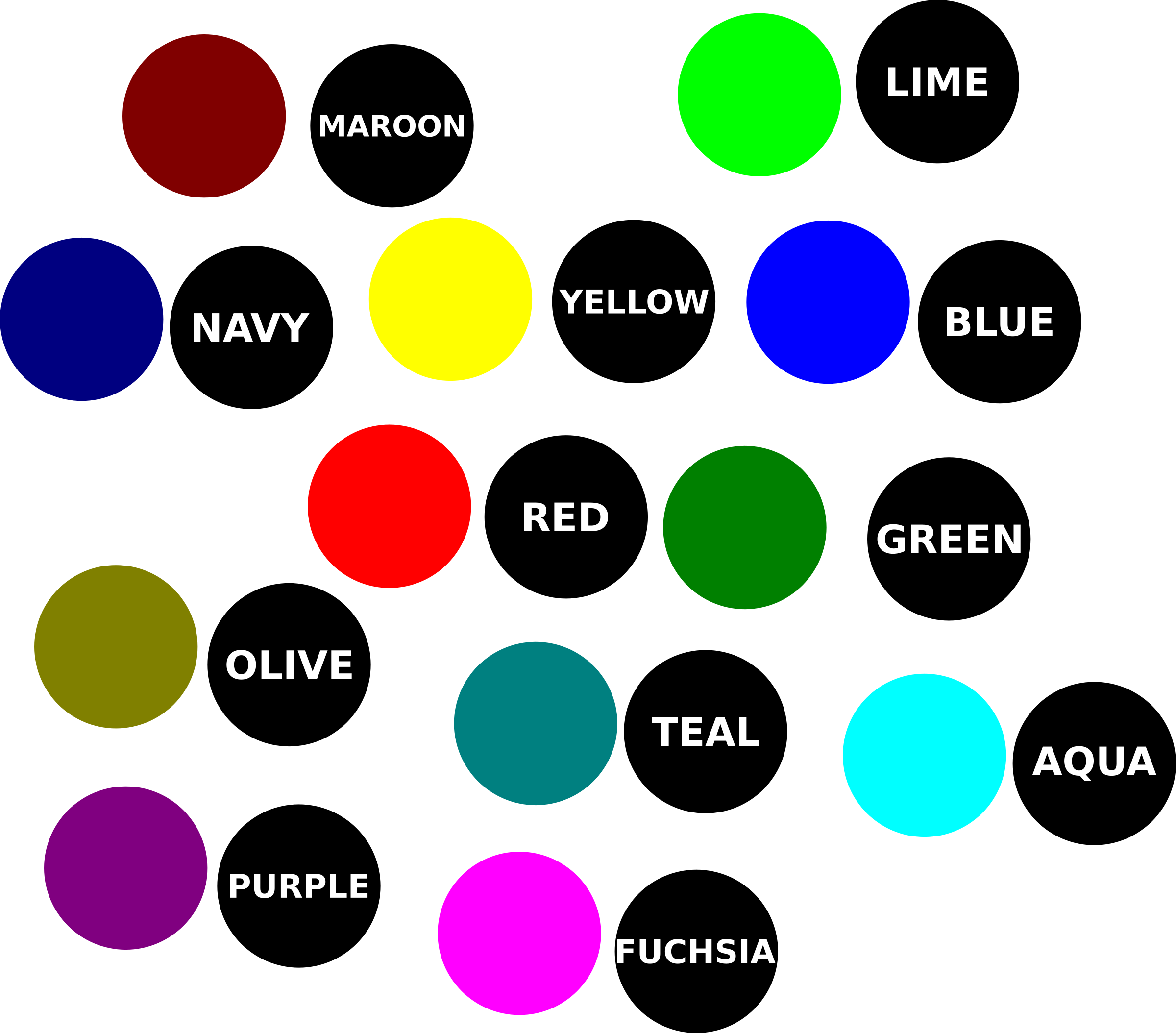This Free Icons Png Design Of Color Dot Clipart (2400x2108), Png Download