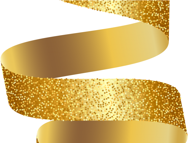 Golden Clipart Gold Ribbon - Vector Celebration Hd Png Transparent Png (640x480), Png Download