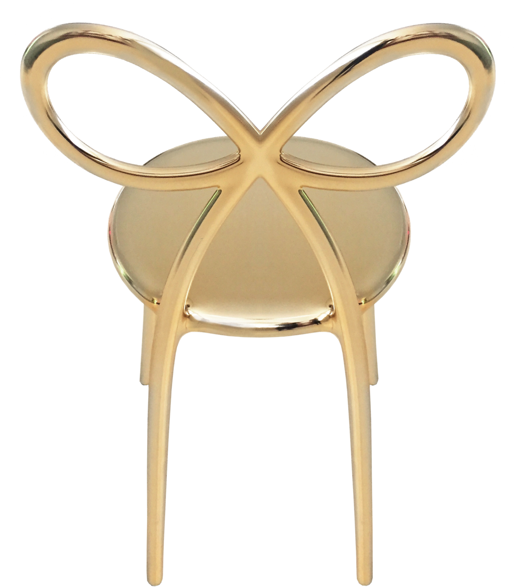 04 Qeeboo Ribbon Chair Metal Finish By Nika - Qeeboo Ribbon Chair Gold Clipart (2048x2839), Png Download