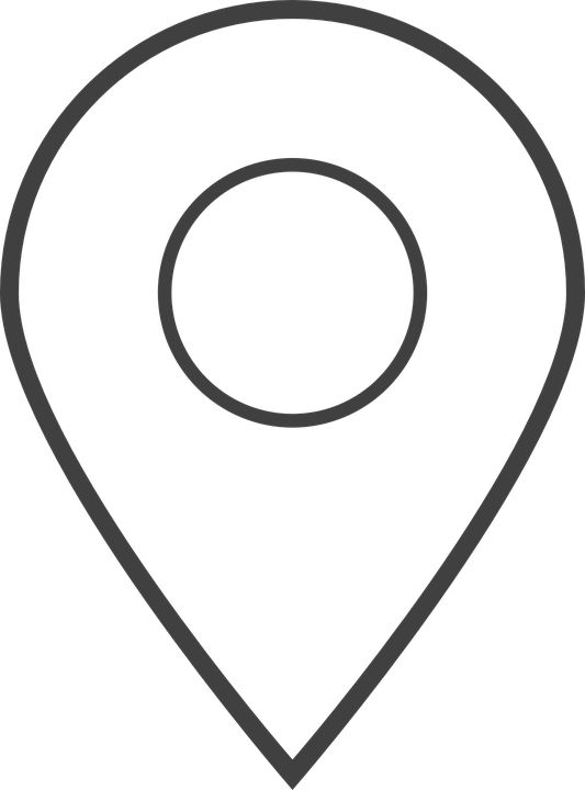 Location Position You Are Here Icon - Point Of Interest Icon Png Clipart (533x720), Png Download