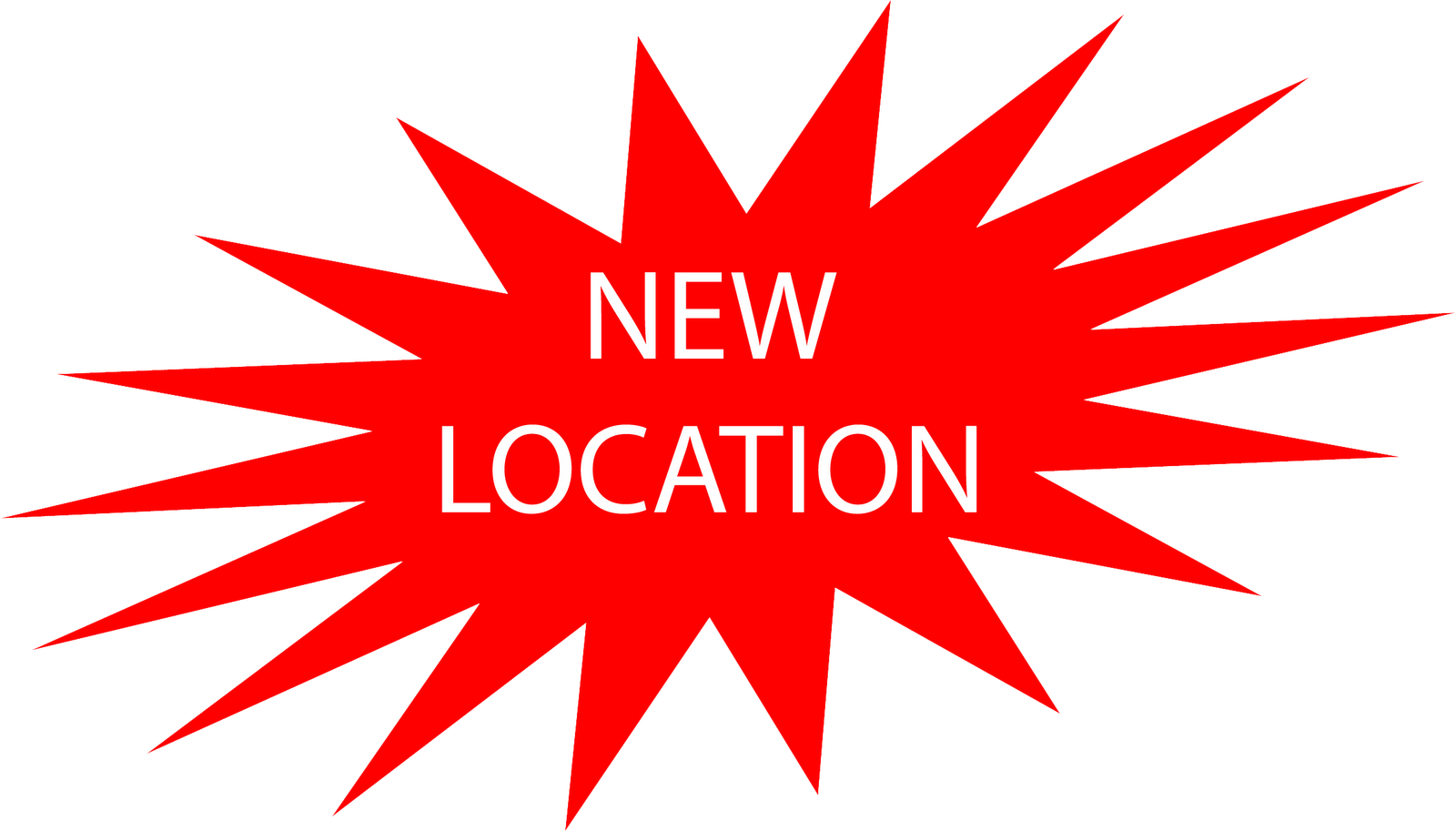 New Location Clipart (1600x913), Png Download