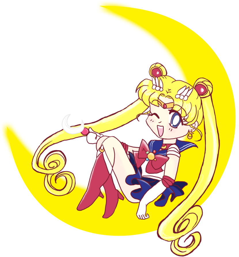 Sailor Moon Chibi Png Clipart (839x953), Png Download