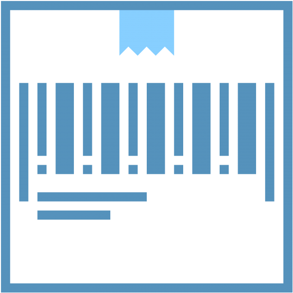 Barcode Icon - Symmetry Clipart (866x650), Png Download