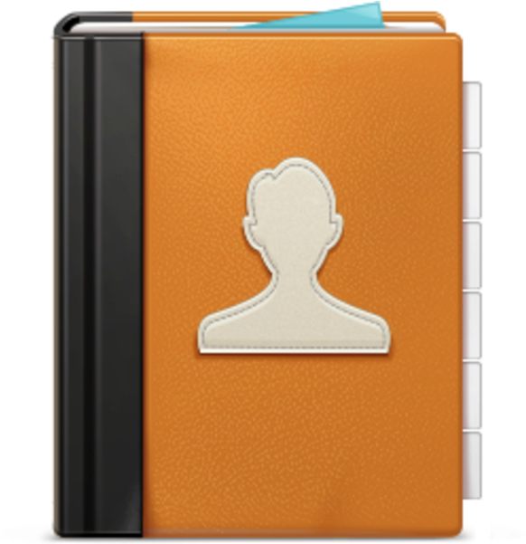 Address Book Icon Clipart (600x600), Png Download