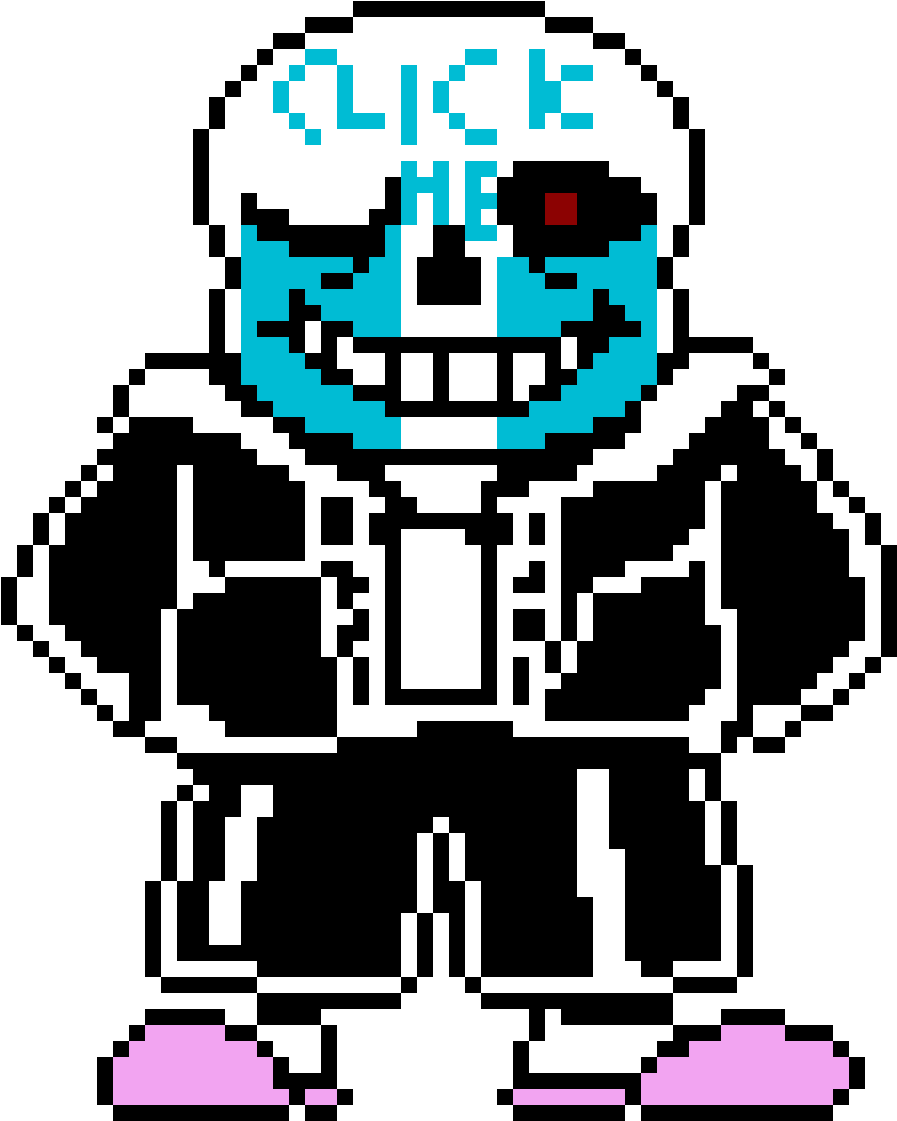 Clickertale 2 Sans - Sans Sprite Jpg Clipart (897x1121), Png Download