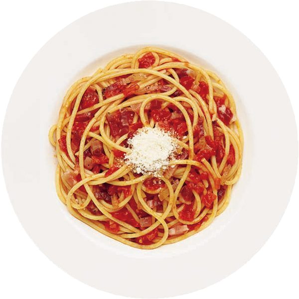 Bucatini All' Amatriciana - Capellini Clipart (600x600), Png Download