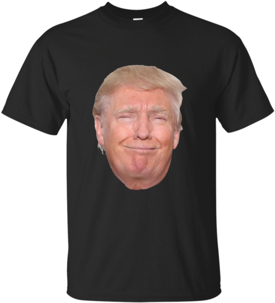 Donald Trump Head Funny Smiling Face Tshirt M/h/w - Ricks Gym Rick And Morty Clipart (600x600), Png Download