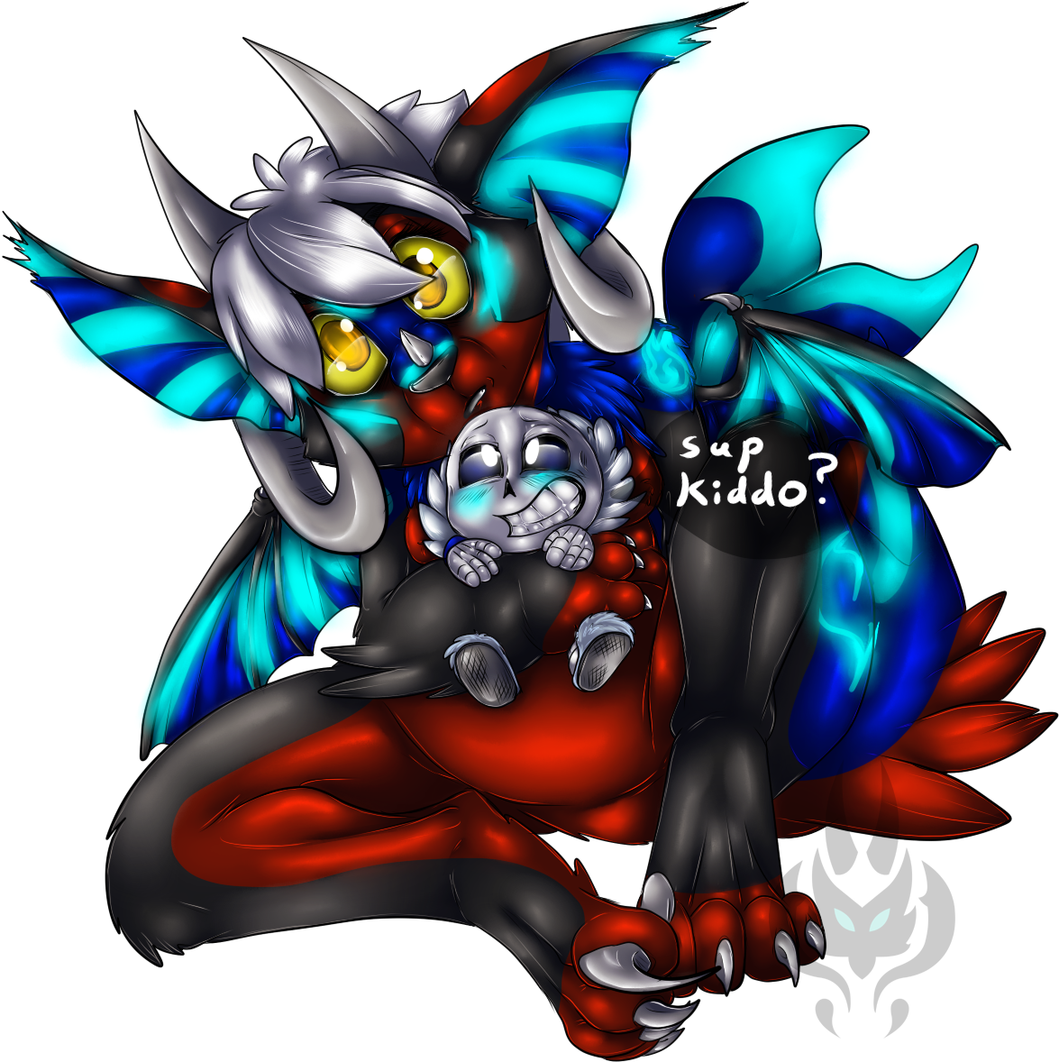 Hi Sans - Illustration Clipart (1296x1296), Png Download