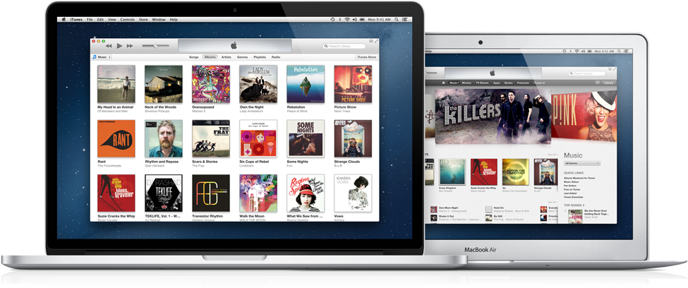 How To Export Mp3's From Itunes Playlists - Itunes Macbook Clipart (1120x431), Png Download
