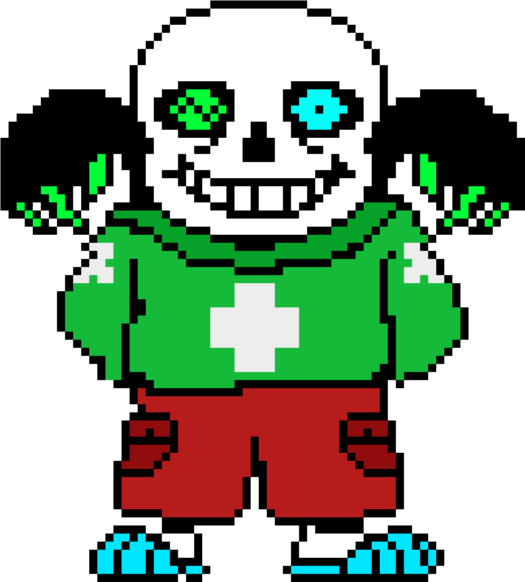 Sans - Undertale Sans Pixel Art Clipart (1200x1200), Png Download