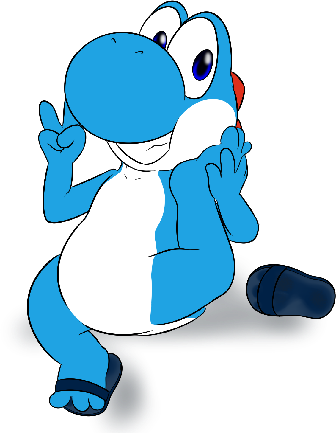 Azul , Png Download - Azul Yoshi Clipart (1130x1453), Png Download