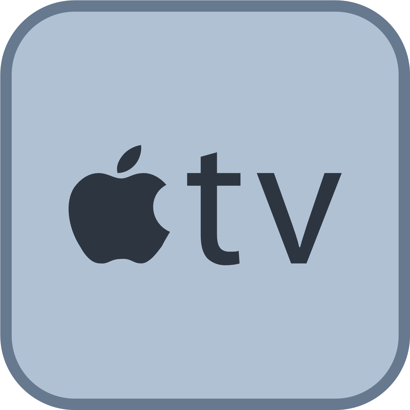 Amazon Fire & Roku & Apple Tv & Google Play & Ios - Apple Tv Icon Png Clipart (1600x1600), Png Download