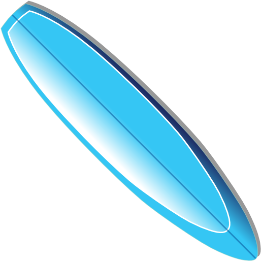 Net » Clip Art » Abstract Surfboard Flowers 3 - Blue Surfboard Png Transparent Png (555x555), Png Download