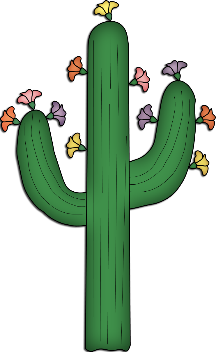 The Cactus Blog Idea Was Inspired From My New Sonix - San Pedro Cactus Clipart (742x1205), Png Download