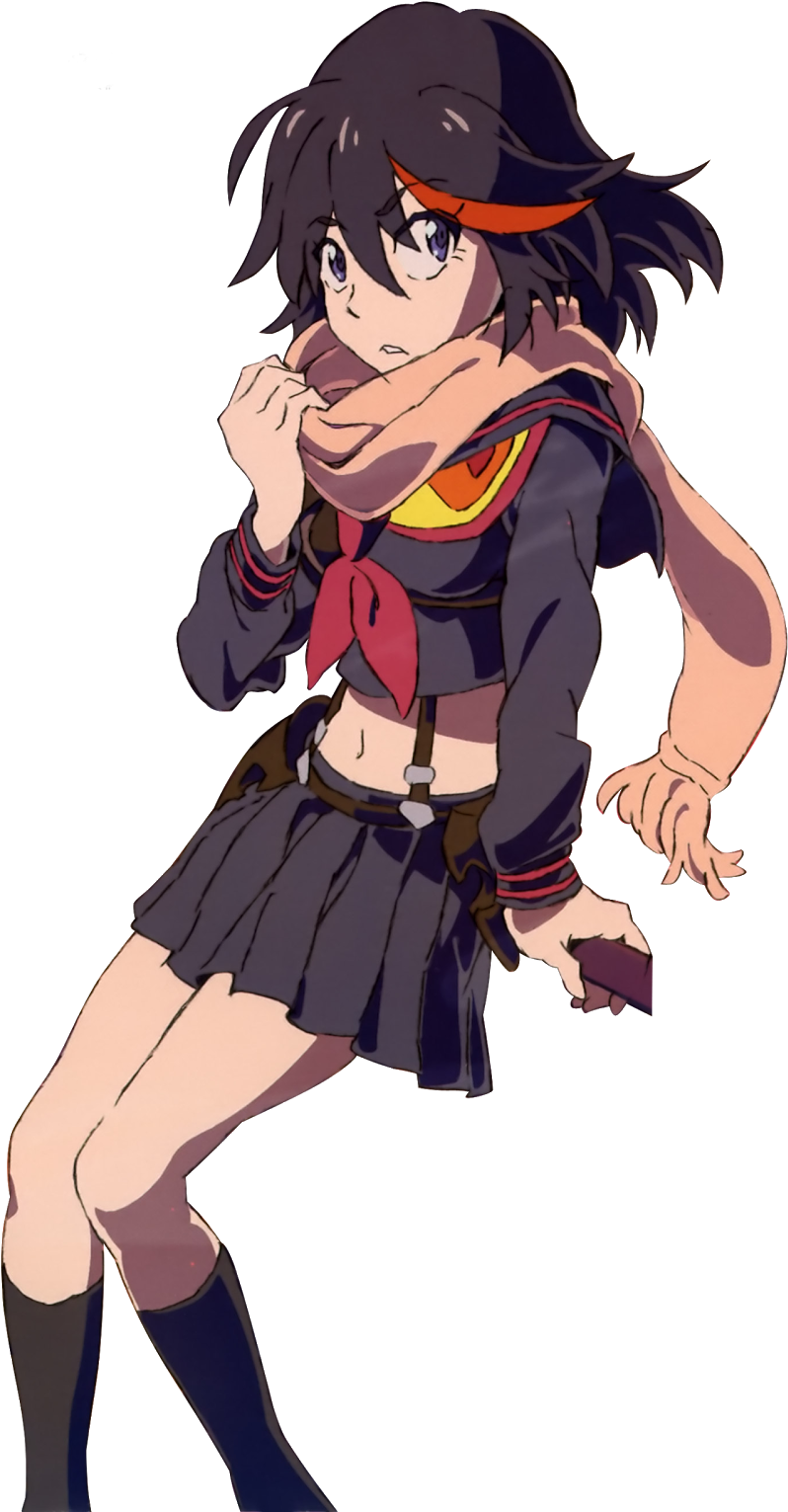 She Transferred To Honnōji Academy Searching For The - Ryuko Matoi Clipart (1032x1600), Png Download