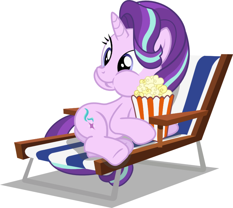 Happy Starlight Glimmer Day Everyone As You Can See, - Starlight Glimmer Popcorn Clipart (800x715), Png Download