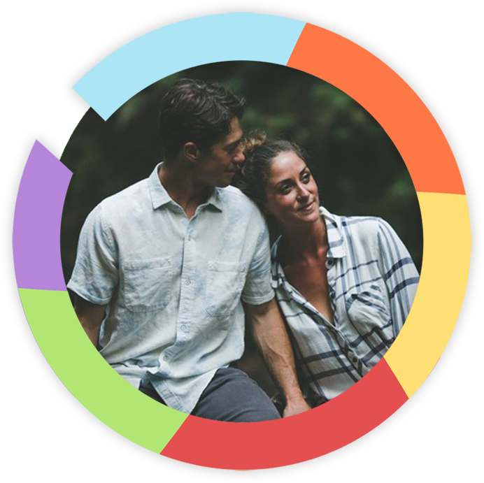 We're Chris And Paige Curtis - Circle Clipart (692x691), Png Download