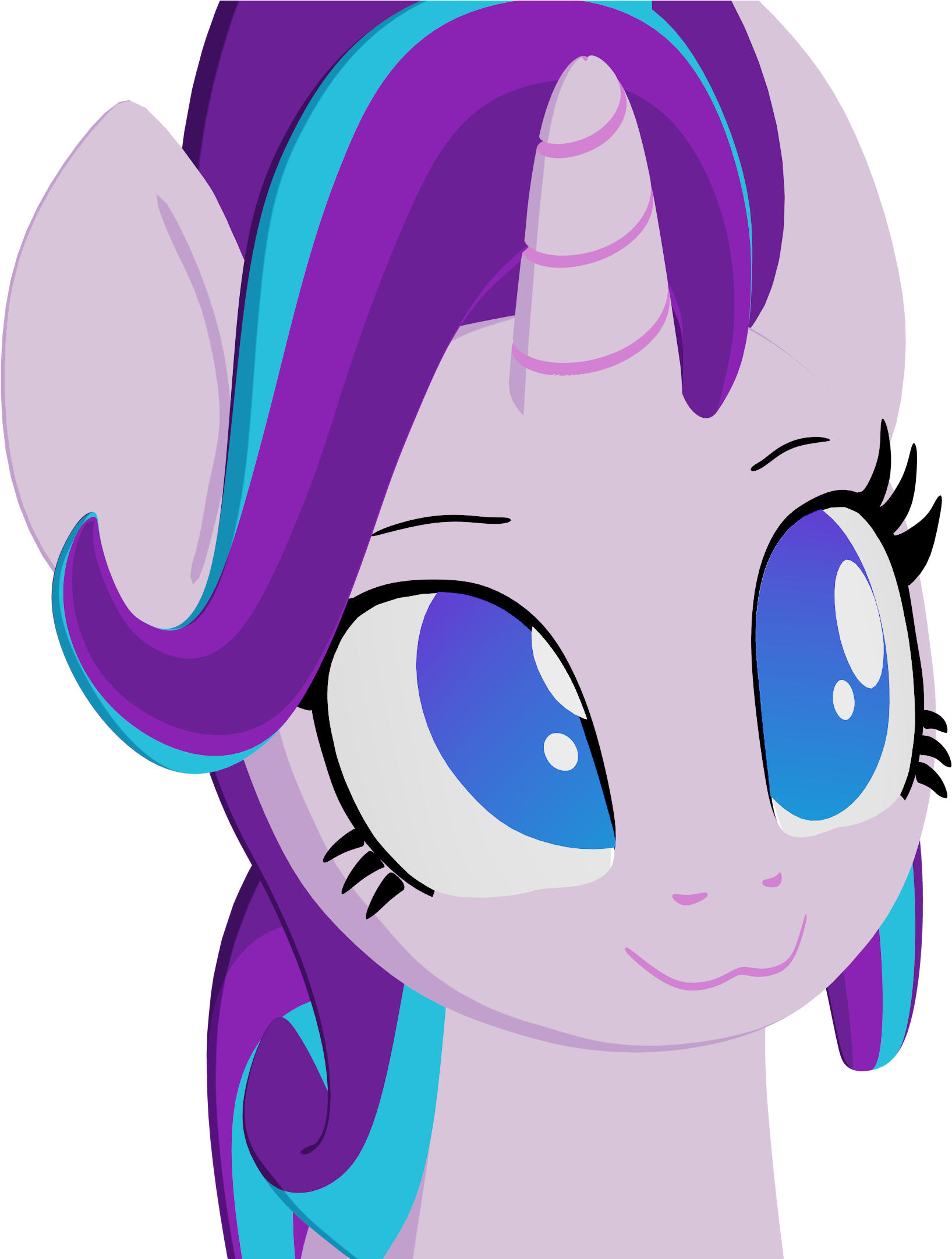 Starlight Glimmer By Galawaille - Starlight Glimmer Blender Clipart (2160x2160), Png Download