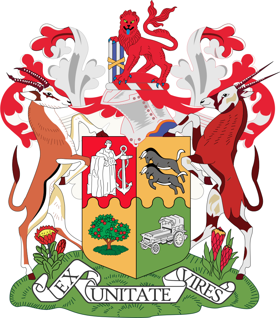 Coat Of Arms Of South Africa - Old Sa Coat Of Arms Clipart (902x1023), Png Download