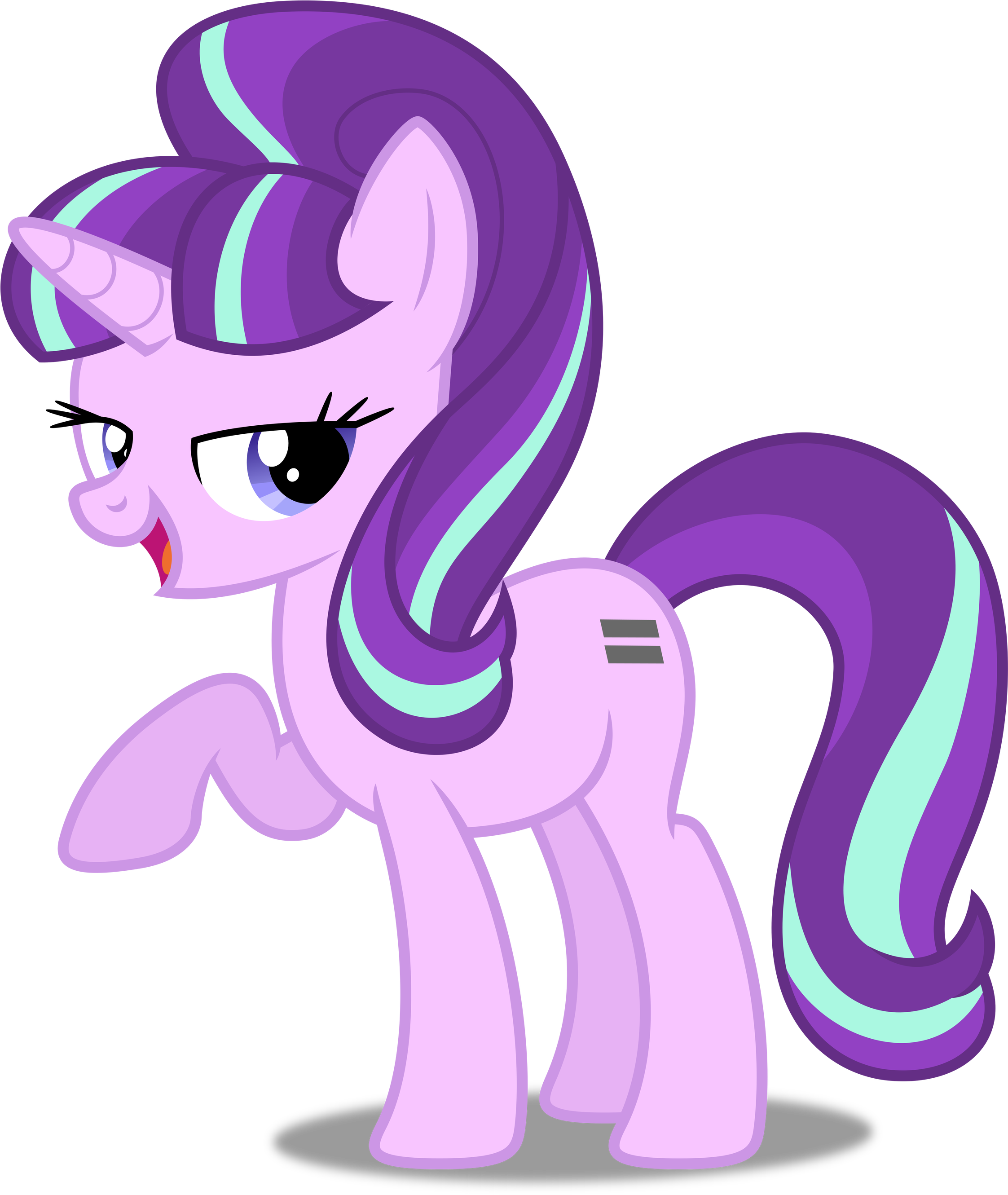 Starlight Glimmer By Dashiesparkle - Starlight Glimmer Clipart (2244x2672), Png Download