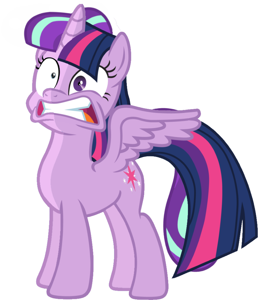 Twilight Clipart Transparent - Twilight Sparkle Scared Alicorn - Png Download (900x974), Png Download