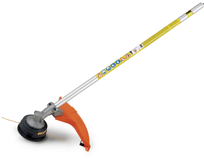 Stihl Fs-km Straight Shaft Grass Trimmer Attachment - Stihl Straight Shaft Weed Eater Fs 90 Clipart (700x564), Png Download