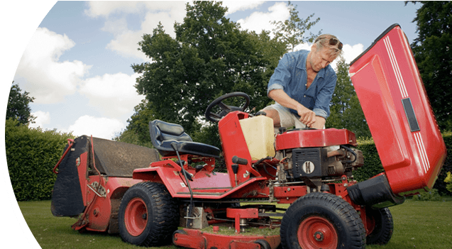 Weed Eater On The Fritz Mower Not Starting - Lawn Mower Clipart (950x350), Png Download