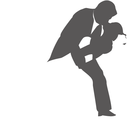 Wedding Silhouette Marriage - Clip Art - Png Download (595x595), Png Download