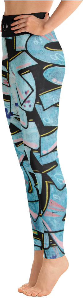 A&f High Waist Leggings - Woman Wearing Black Yoga Pant Clipart (1000x1000), Png Download