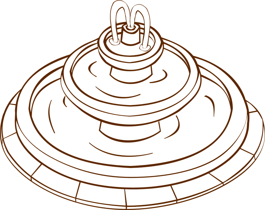 Fountain Clipart - Png Download (911x720), Png Download
