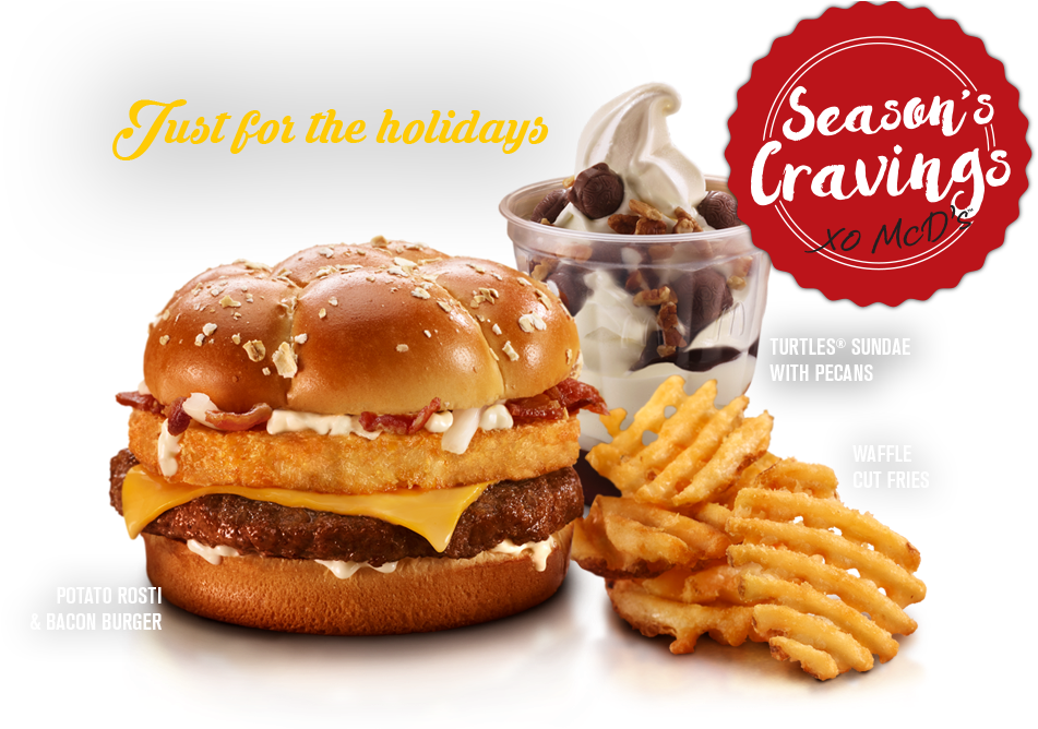 All Across The World, My Favourite Quick Service Restaurant - Mcdonalds Burger With Hash Brown Clipart (970x667), Png Download